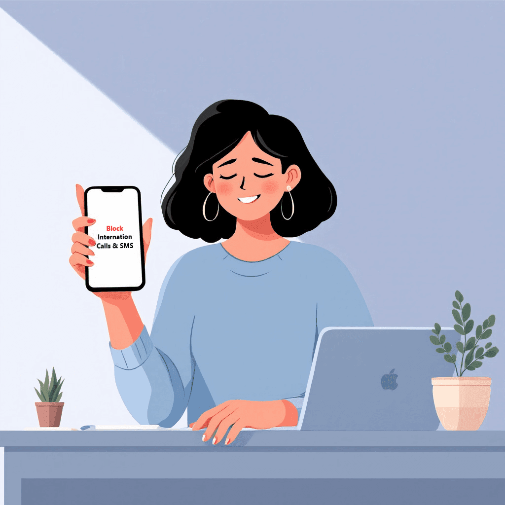 Block Incoming Calls and SMS from International Numbers